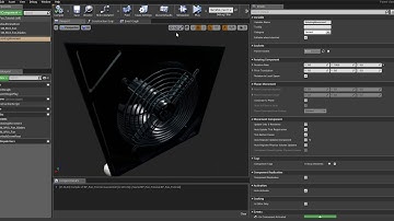 UE4 Interactive Fan Gaze View Trigger (Rotating Movement Component and Timeline) VR & Desktop