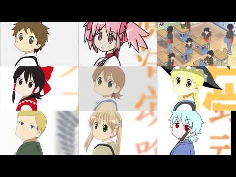 Nichijou Opening 1 Comparison
