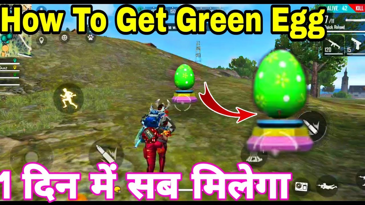 Unlimited Green Egg || How To Find Green Egg in Free Fire - Rasmic Raaz