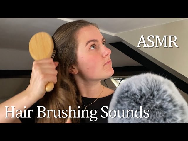 [ASMR] Long Hair Brushing Sounds | with Parting | No Talking