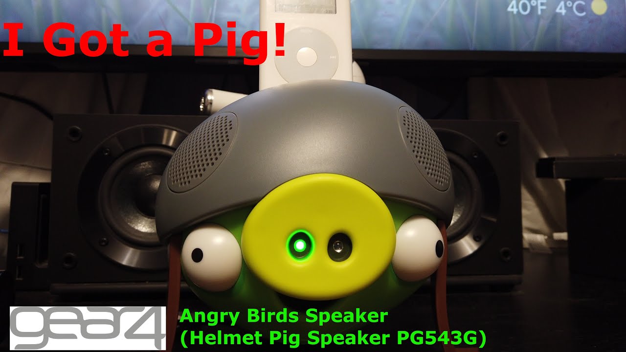 I got a Pig  (Angry Birds Pig iPod Dock)