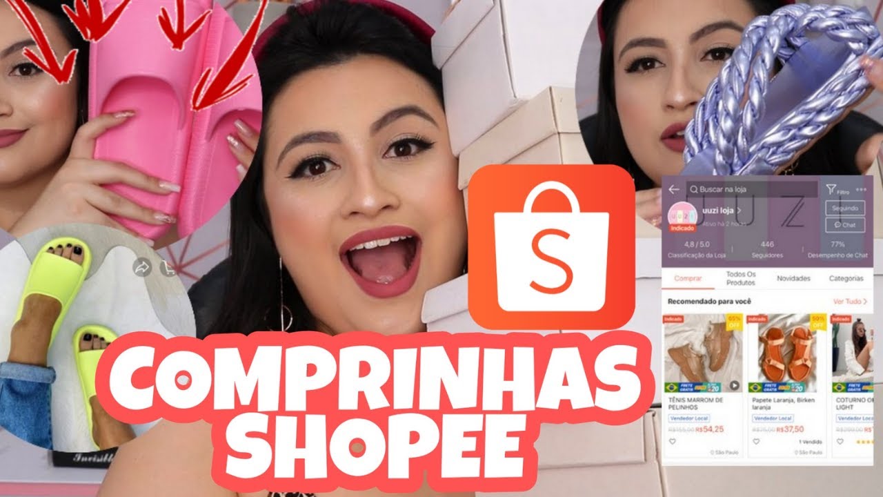 *É DE QUALIDADE?* COMPREI *CALÇADOS* da *SHOPEE* #4