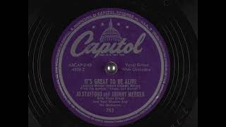 Watch Johnny Mercer Its Great To Be Alive video
