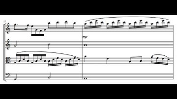 String Quartet No. 1 in C Major HRW. 12 Readalong Score