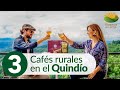 3 CAFÉS RURALES EN EL QUINDÍO