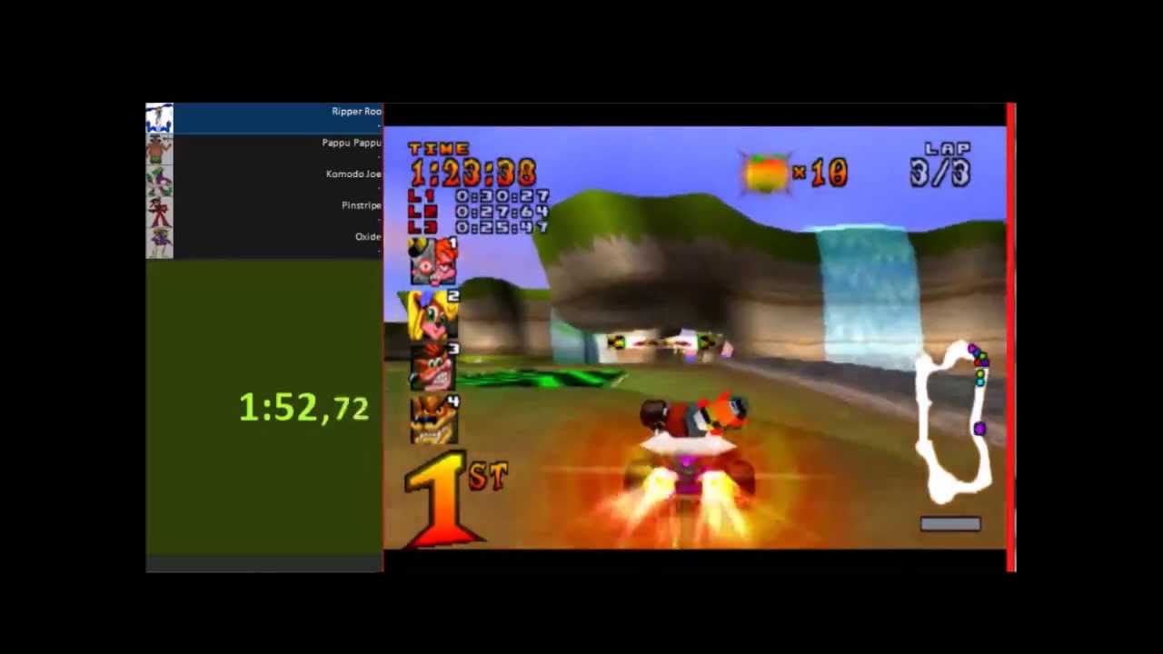 CTR Speedrun any% in 