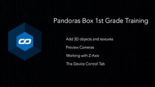 Pandoras Box 1st Grade Tutorial Part 3
