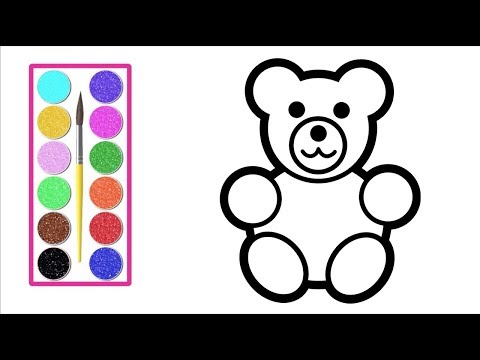teddy-bear-coloring-pages---learn-colors-teddy-bear---colorings-pages-for-kids