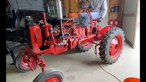 1949 Farmall Cub - A New Project, video #5. Radiator installation. First Run.