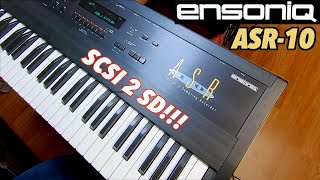 Ensoniq ASR-10 with SCSI2SD Drive