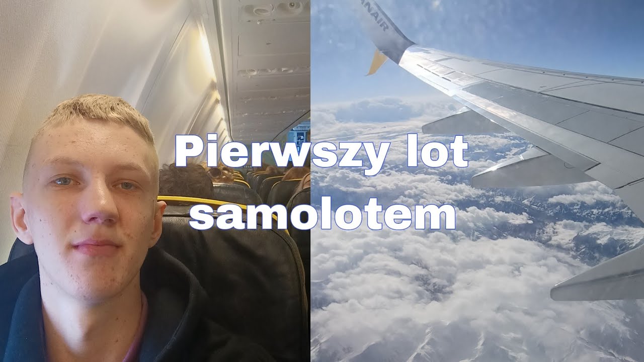 Mój pierwszy lot samolotem ✈️