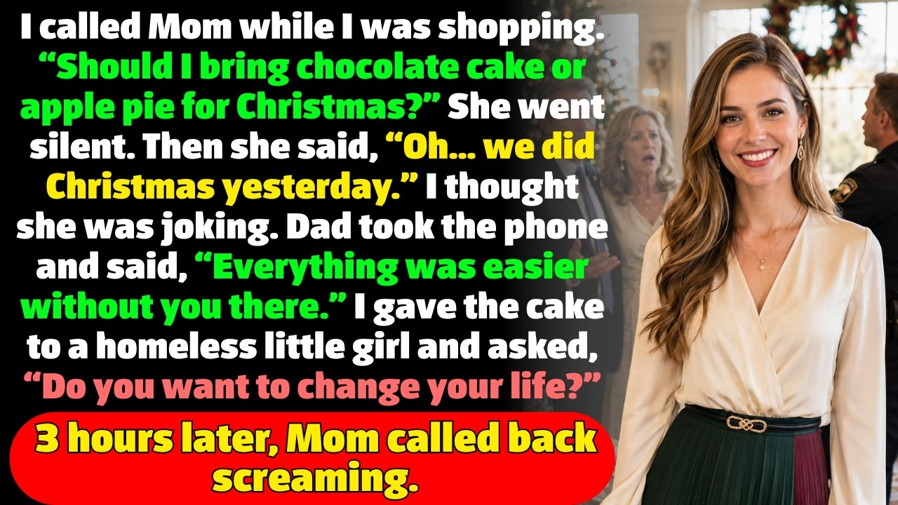 Ich stand im Supermarkt, Schokoladenkuchen in der einen Hand, Apfelkuchen in der anderen, und rief meine Mutter an, um zu fragen, welchen ich zu Weihnachten mitbringen sollte. „Oh, wir hatten...