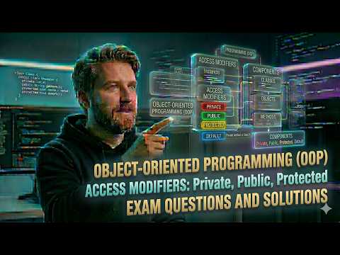 Object Oriented Programming (OOP) - Access Modifiers Private, Public, Protected Exam Questions