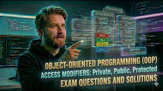Object Oriented Programming (OOP) - Access Modifiers Private, Public, Protected Exam Questions