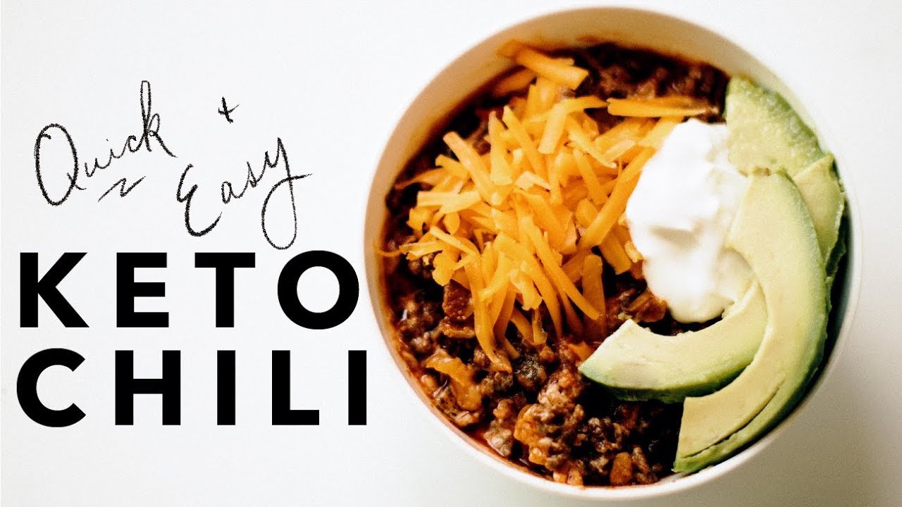 EASY KETO DINNER RECIPE | Quick and Easy Keto Chili - YouTube