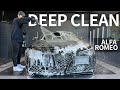 【水ジミまみれ】汚れてくすんだ車を徹底的洗浄してツヤツヤにする｜ALFA ROMEO GIULIA｜DEEP CLEAN｜DETAILING｜