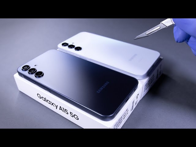 Samsung Galaxy A15 5G (Blue Black and Light Blue) Unboxing and Camera Test - ASMR class=