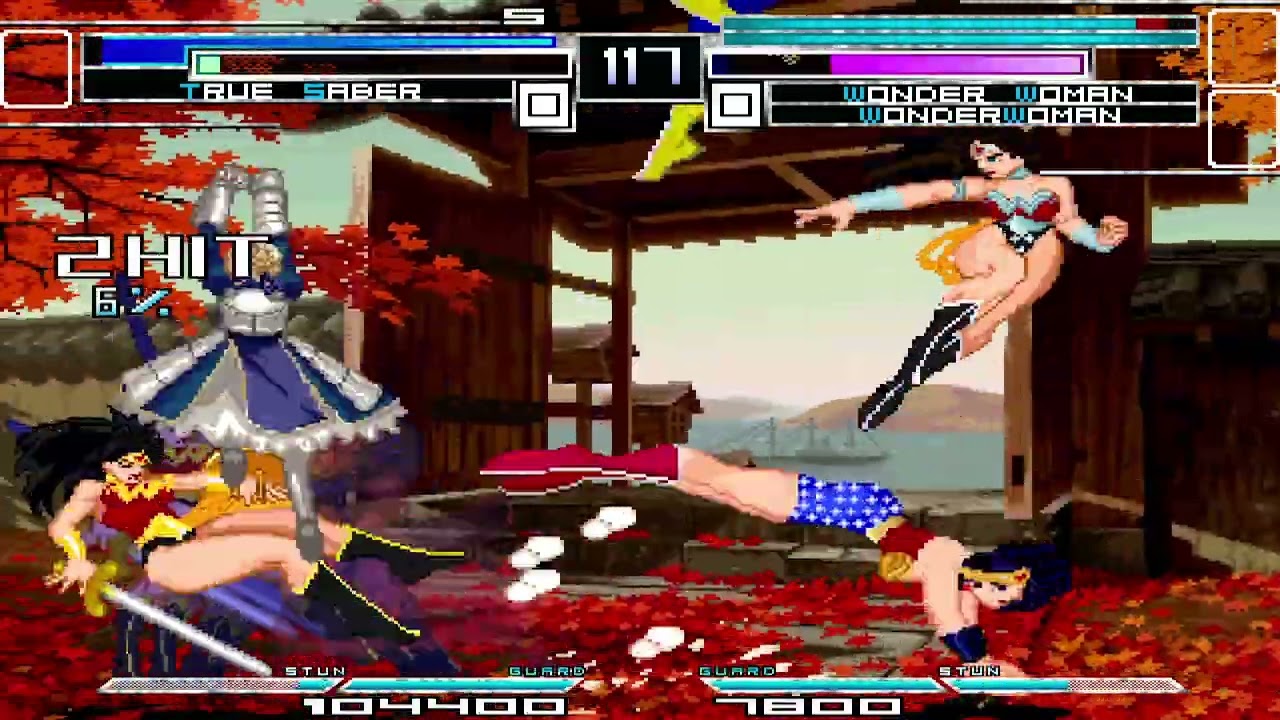 KOF MUGEN True Sabor vs Tag Wonder Woman Team
