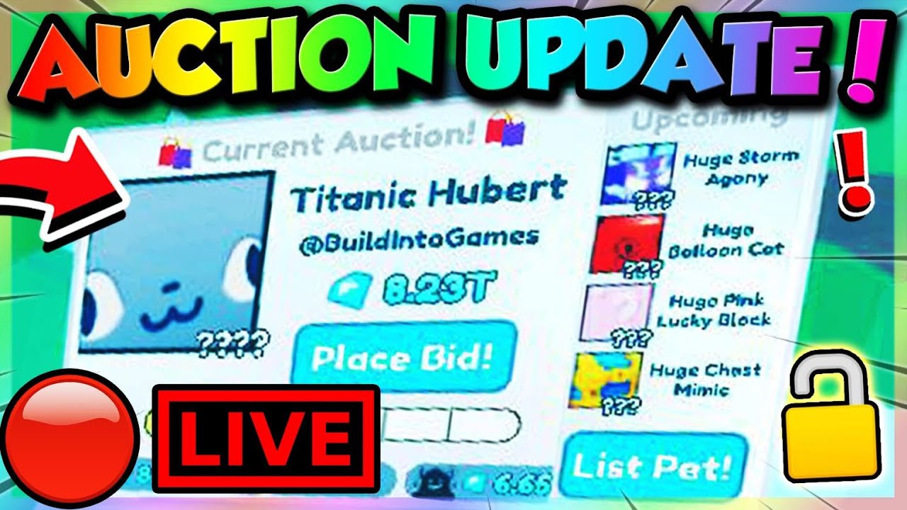 The AUCTION UPDATE Is HERE In Pet Simulator X! 