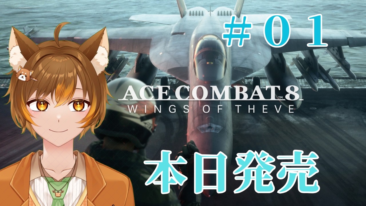 【 ACE COMBAT 8: WINGS OF THEVE】01 シリーズ最新作でもエースパイロットになりたい!【#新人Vtuber /レッサーパンダのアンブレ】※ネタバレ注意