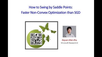 How to Swing By Saddle Points: Faster Non-Convex Optimization Than SGD