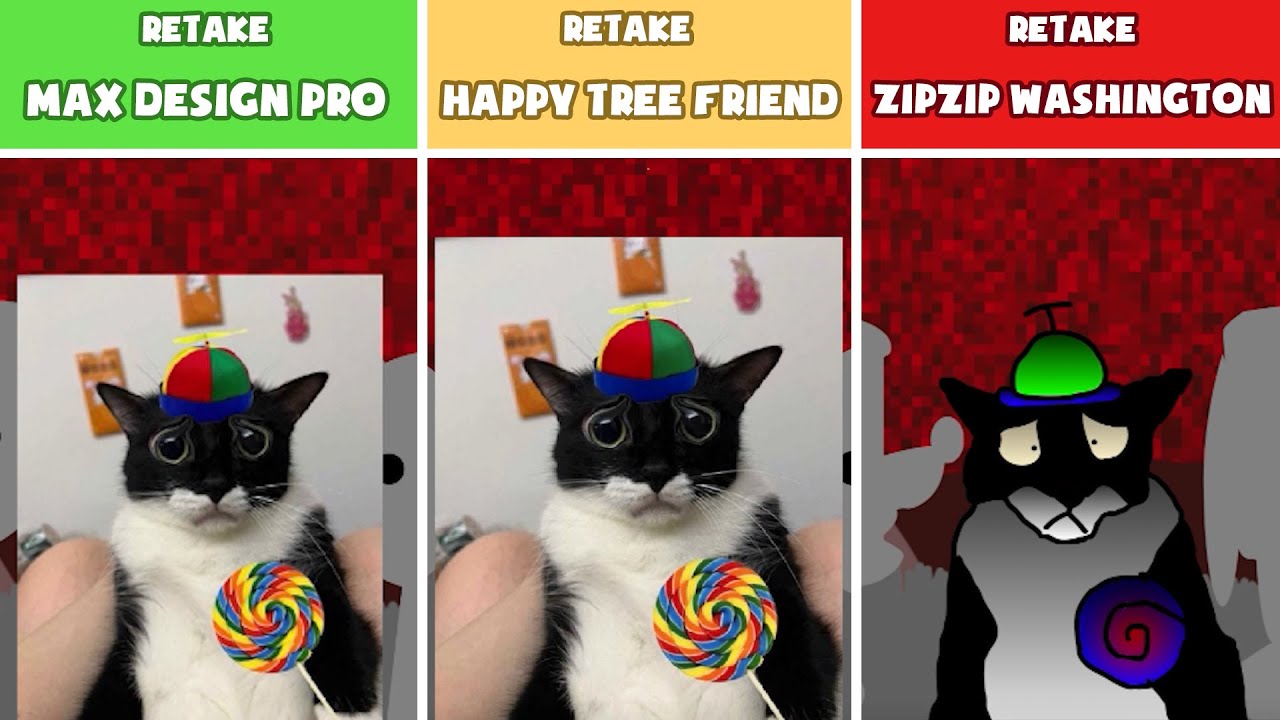 Incredibox :Sprunki Retake But Happy Tree Friends Vs. Max Design Pro Vs. Zip Zip Washington(NEW MOD)