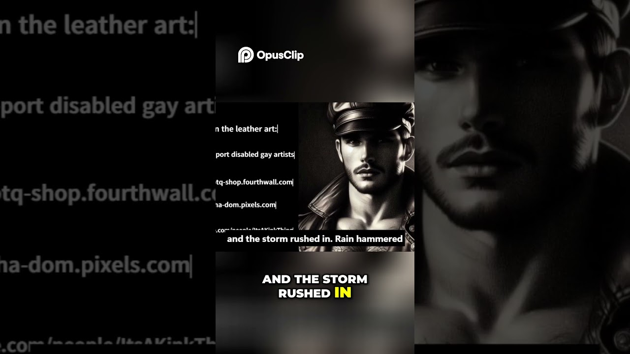 Berlin Brotherhood's Grip: A Gay Leather Stormy Night's Secret Desire & Confrontation