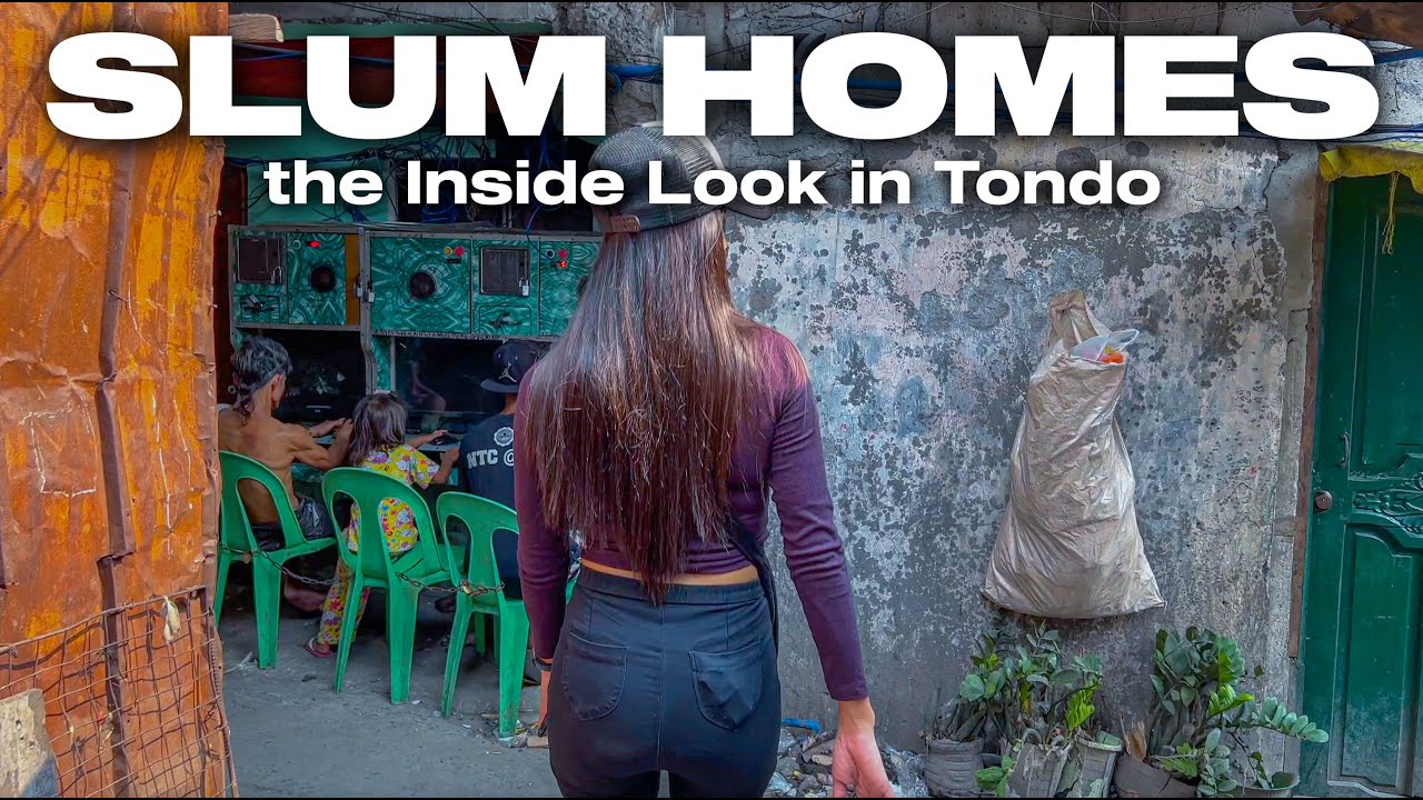Inside the Slum Homes in Tondo Manila Philippines [4K Walk]
