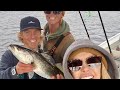 SPECKLED TROUT FISHING CATCH AND COOK - KRISTI IS BACK!!