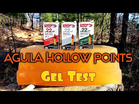 Aguila HP's Super Extra Interceptor Supermaximum Ballistic Gel Test