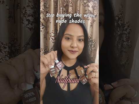 Nykaa nail paints nudes shades for wheatish skin tone #nailpolish #nudenails #nykaahaul #sale