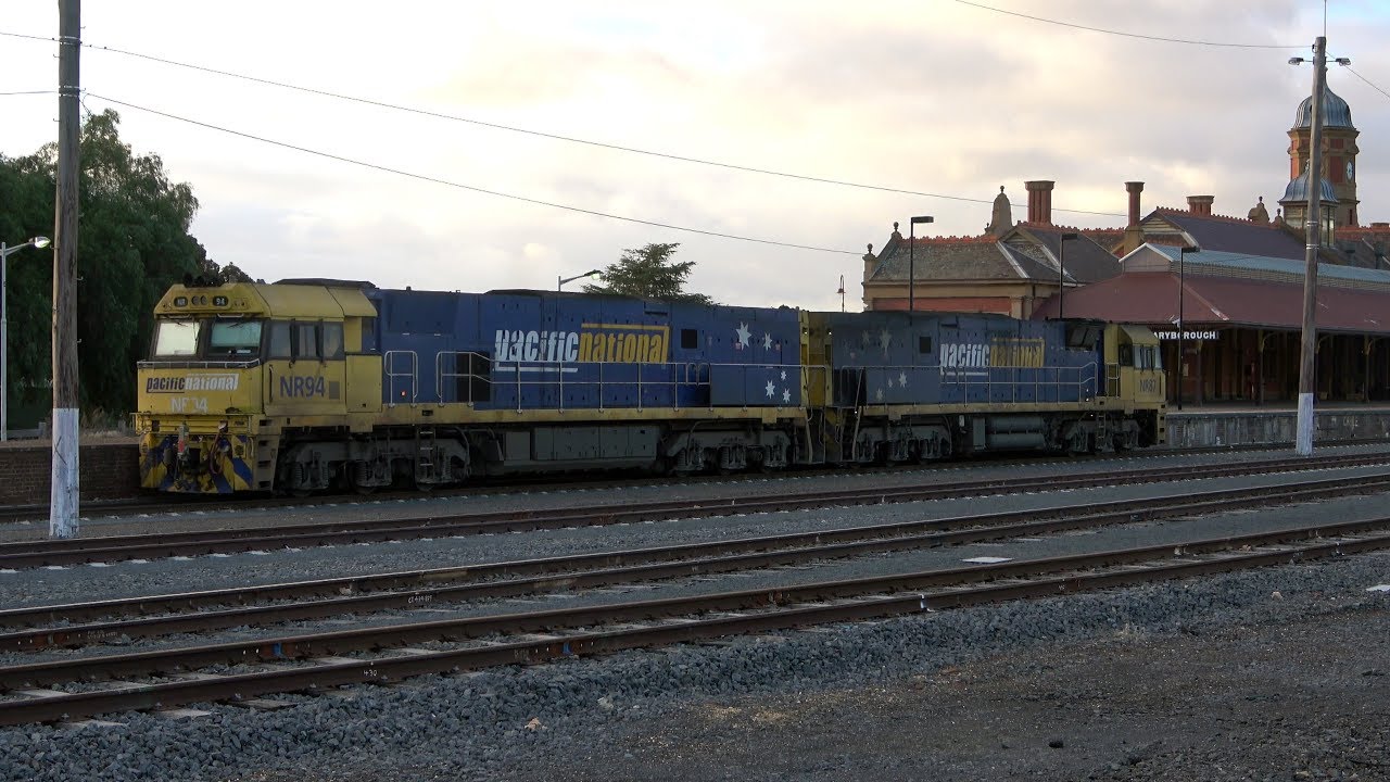 4K Wow! - First Visit for The NR Class Locomotive at Maryborough in Victoria Australia