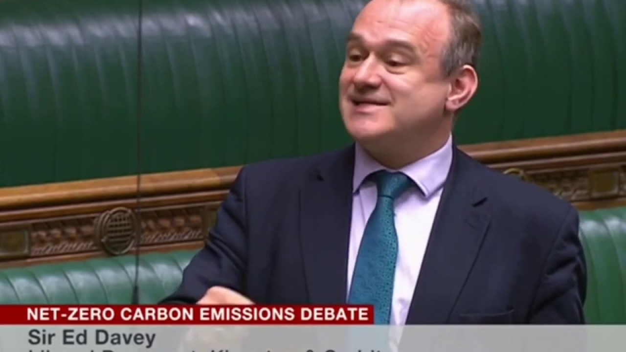 Ed Davy's speech at the Net-Zero Carbon Emissions Debate 28th Feb 2019