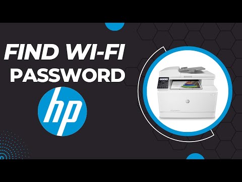 How to find a Wi-Fi password for HP LaserJet Printer