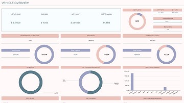 Car Rental Management & Booking Tracker, Excel & Google Sheets Template