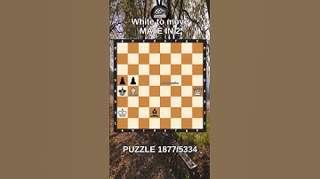 Chess puzzle series 🧩1877/5334 #chess #puzzle #learnchesstactics #magnuscarlsen #polgar #chessbooks