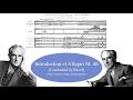 Ravel conducts Ravel: Introduction et Allegro (Score + Audio)