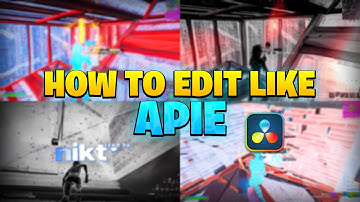 How to Edit Like APIE in DaVinci Resolve 18❗FREE PRESETS❗