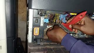How to clear Error Code C-5601 on Konica Minolta
