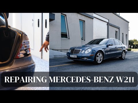 Fully Repairing Mercedes-Benz W211 E350 in 16 Minutes