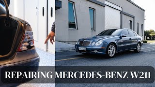 Fully Repairing MercedesBenz W211 E350 in 16 Minutes