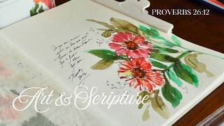 For Christians Seeking Wisdom: What Proverbs 26:12 Teaches About self deception I Bible Journaling