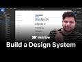 build a design system in Webflow from Figma