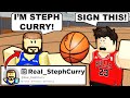 I PRETENDED TO BE STEPH CURRY IN ROBLOX! (PHENOM)