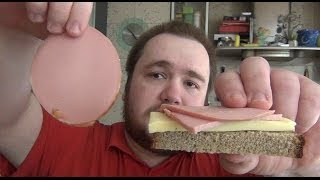 ОБЖОР - Докторская колбаса и сыр гауда с салатом из помидор и рукколы (часть 1) ОБЖОР - Докторская колбаса и сыр гауда с салатом из помидор и рукколы (часть 1)
