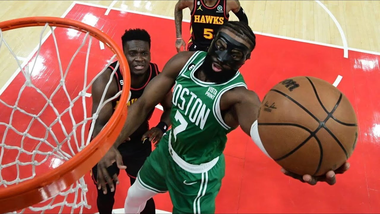 Brown Takes Off Mask 31 Pts! Tatum Clutch Logo 3 Game 4! 2023 NBA