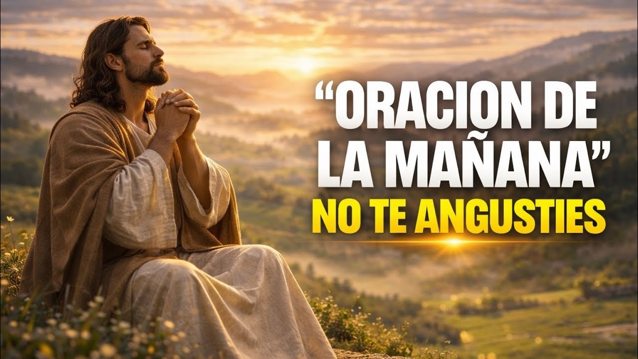 ORACIÓN DE LA MAÑANA DE HOY NO TE ANGUSTIES MÁS, TODO TE IRÁ BIEN
