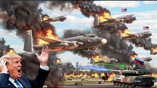 60 US A10 Bombers Ambushed! Russian Laser Tanks Respond to Attack in Sky – ARMA 3