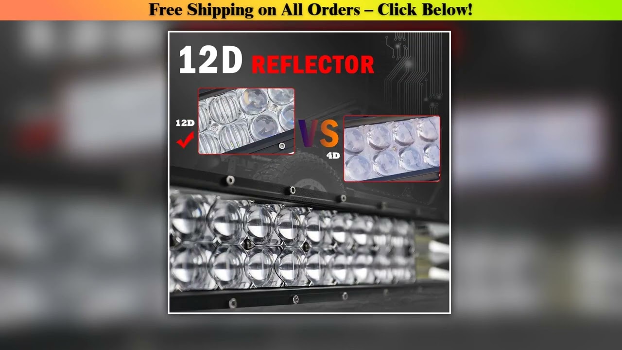 CO LIGHT 22 32 42 52 Inch Curved Led Light Bar COMBO 420W 620W 820W 1020W Dual Row Driving Offroad