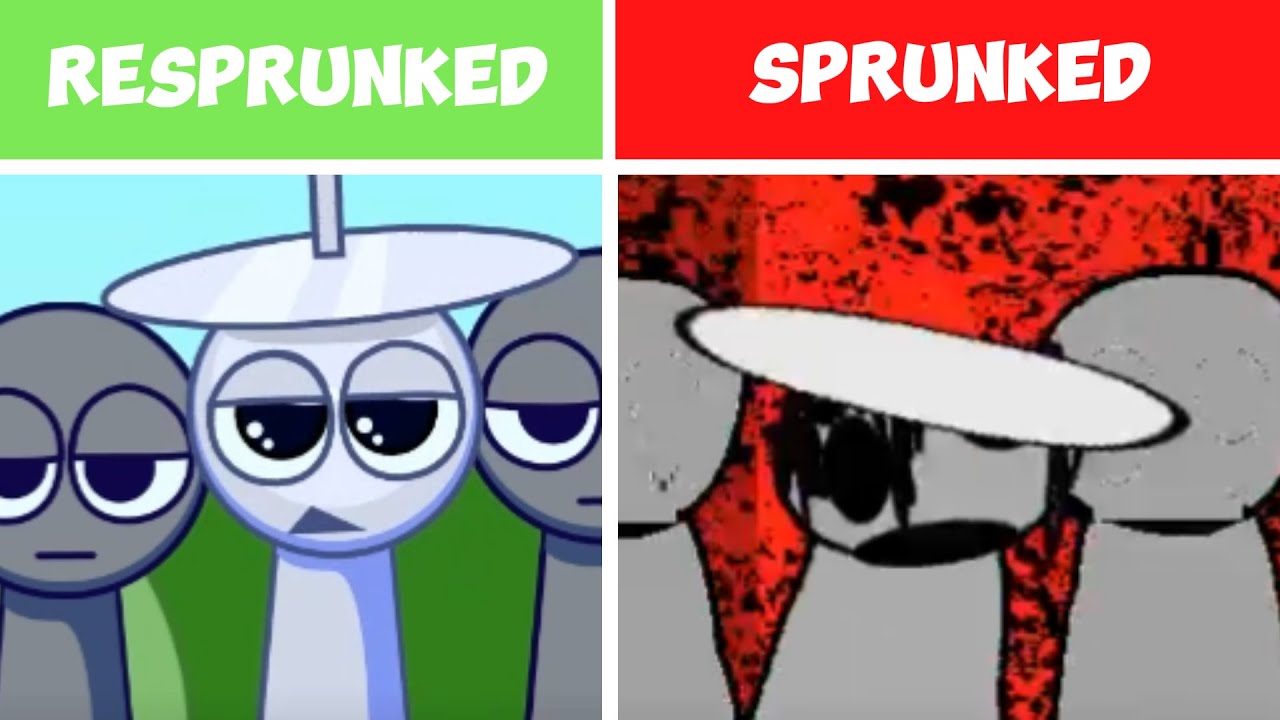 Resprunked Incredibox Sprunki RESPRUNKED Vs. SPRUNKED 2.0 | Normal And Horror ...